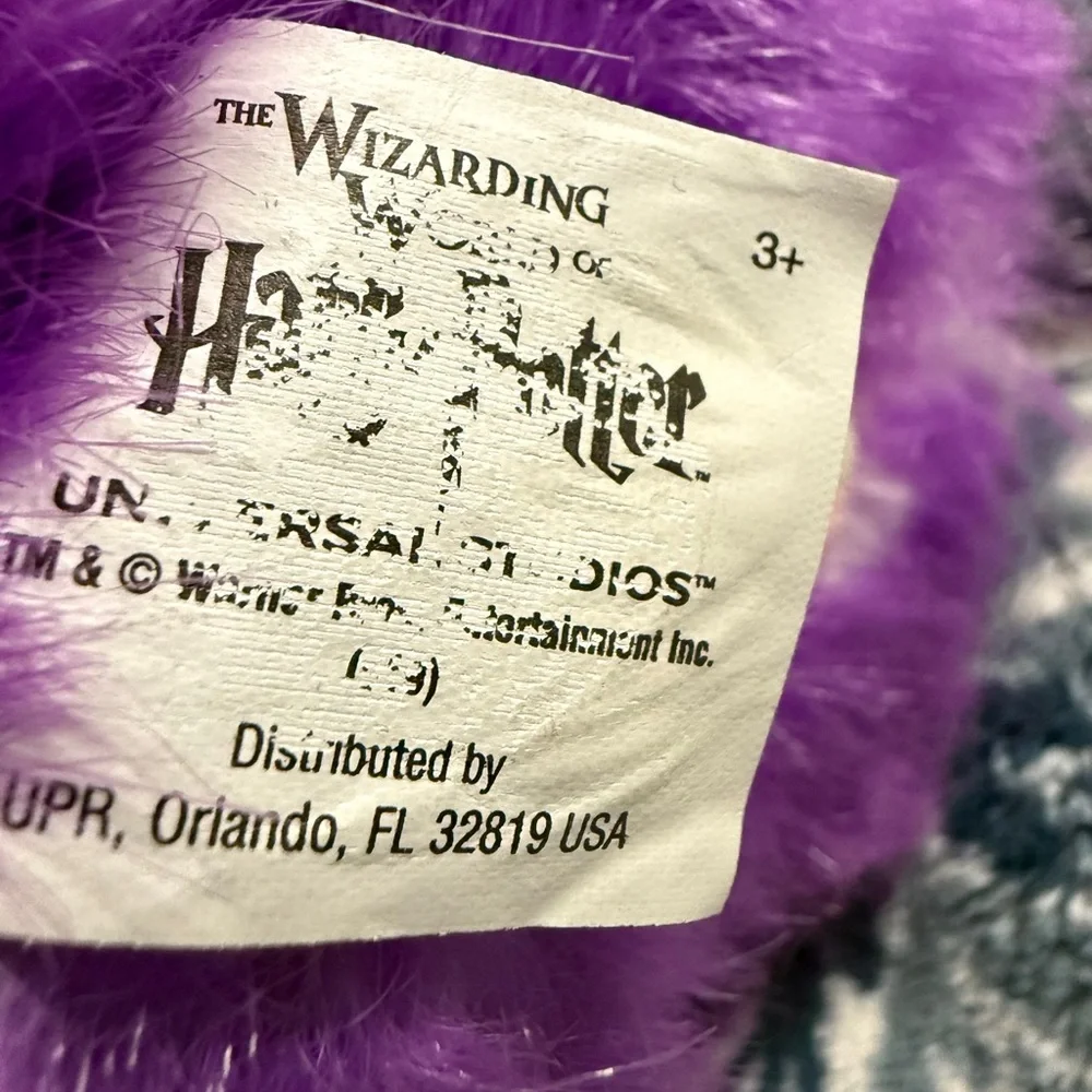 Harry Potter Pygmy Puff Purple Plush Hedgehog stuffed Toy Universal Studios